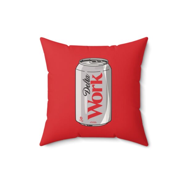 Diet Delta POP ART Square Pillow - Image 3