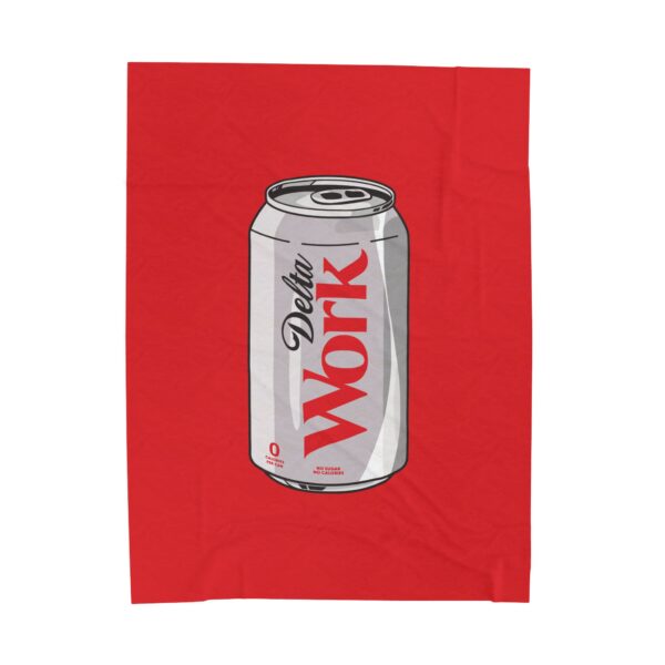 Diet Delta POP ART Velveteen Plush Blanket - Image 9