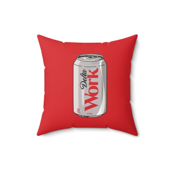 Diet Delta POP ART Square Pillow - Image 4