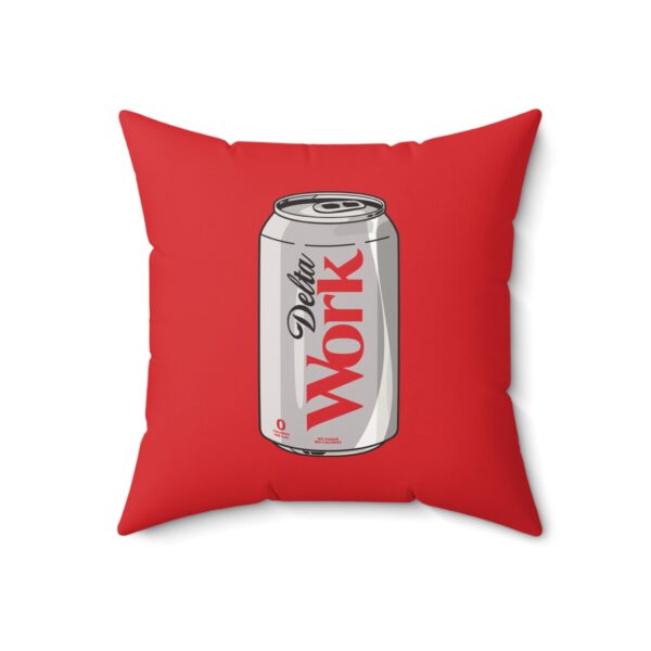 Diet Delta POP ART Square Pillow - Image 5