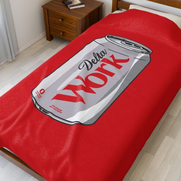 Diet Delta POP ART Velveteen Plush Blanket - Image 11