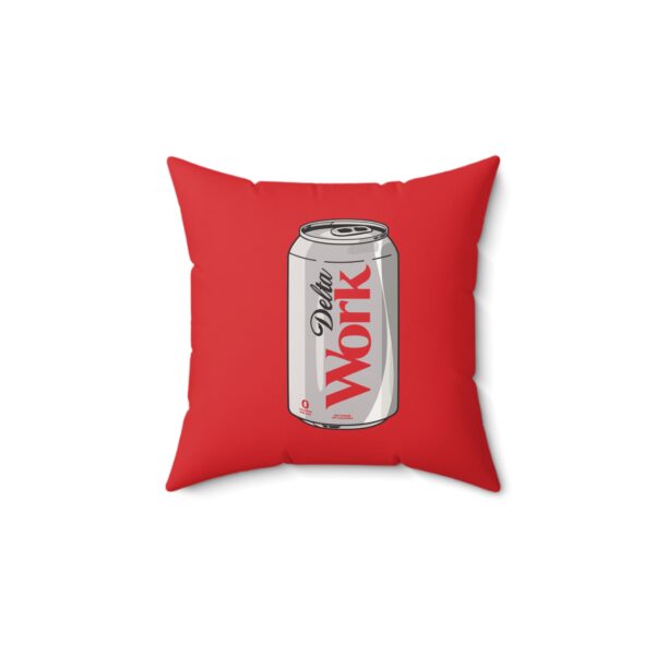 Diet Delta POP ART Square Pillow - Image 2