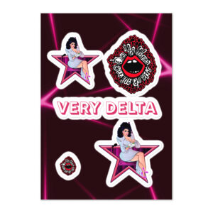 Very Delta Sticker sheet